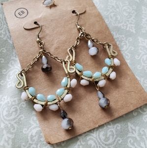 Drop earrings